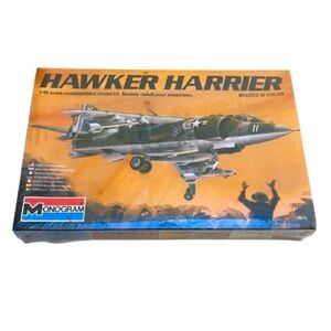 MONOGRAMM Hawker Harrier 1/48 Scale Plastic Model Kit